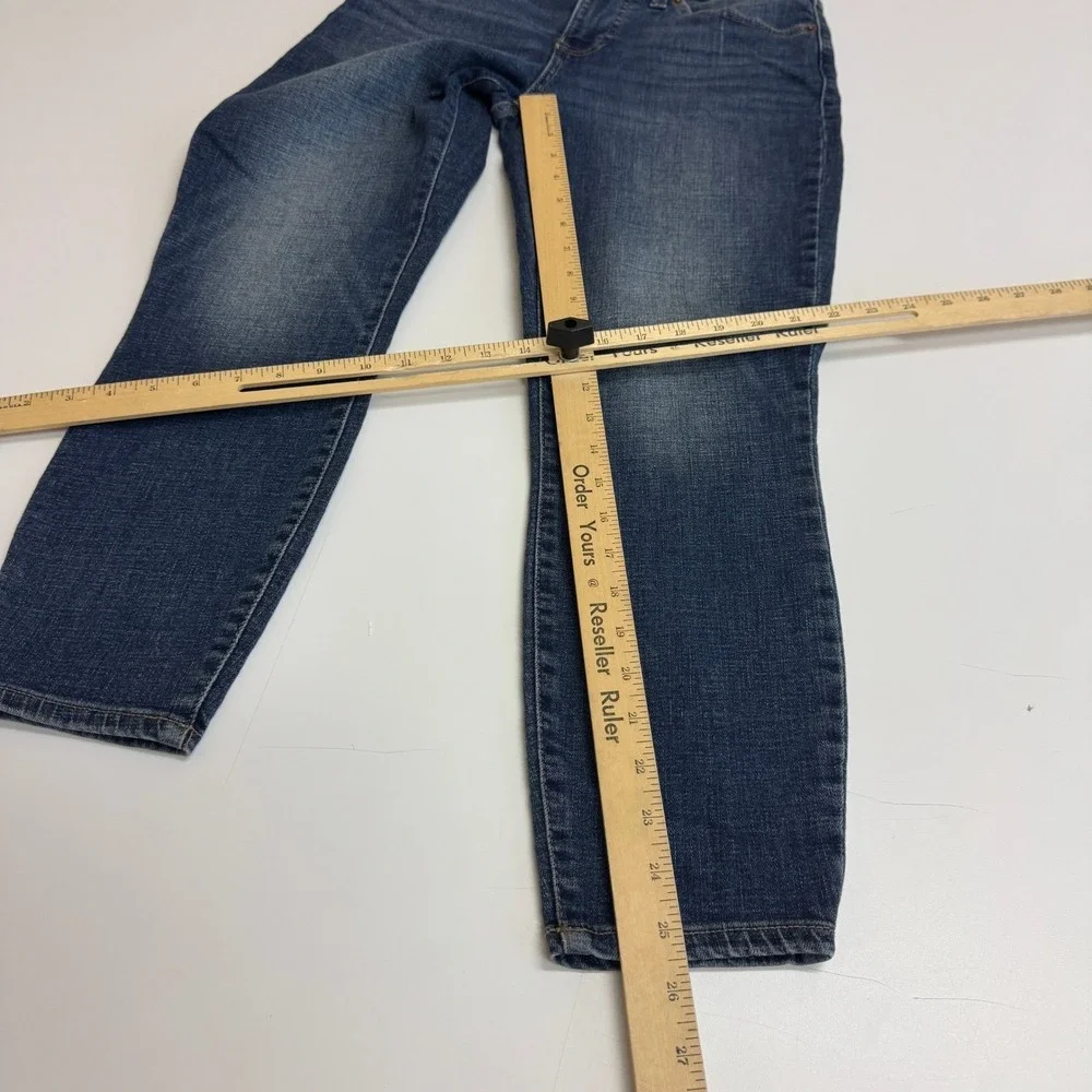 Lucky Brand Jeans Womens 6/28 Blue Ava Mid Rise Crop Denim Slim Fit‎ - Picture 11 of 11